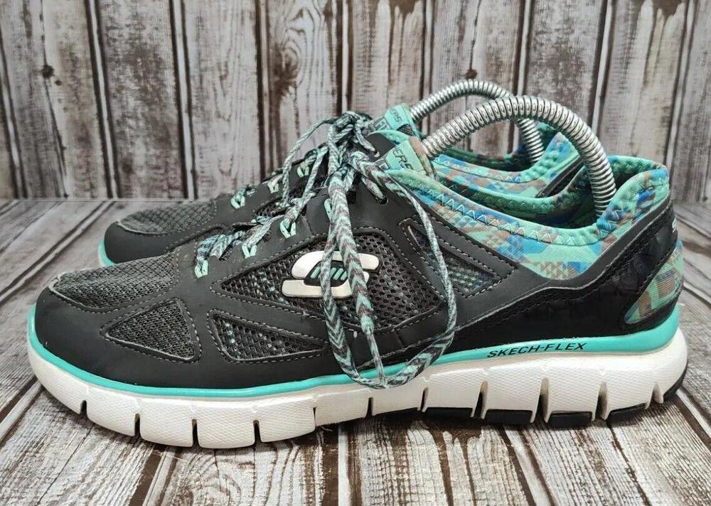 Skechers Skech Flex Ultimate Women's Size 9.5 Running Shoes Teal 12126 - Picture 1 of 12